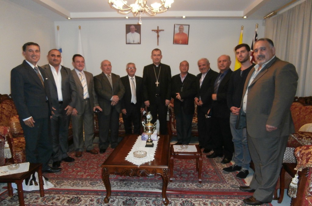 Committee Members of Chaldean Australian Society with His Grace Mar Amel Nona, Chaldean Archbishop of Australia and New Zealand