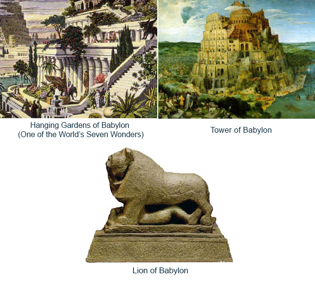 Ancient Babylon landmarks