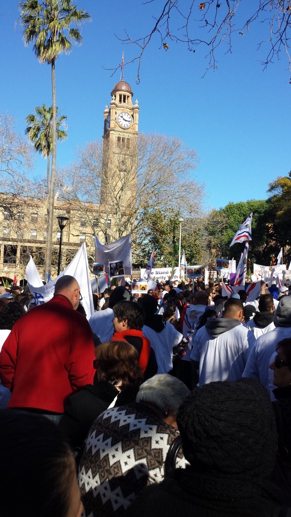 Iraqi Christians Crisis in Mosul-Protest-Sydney6